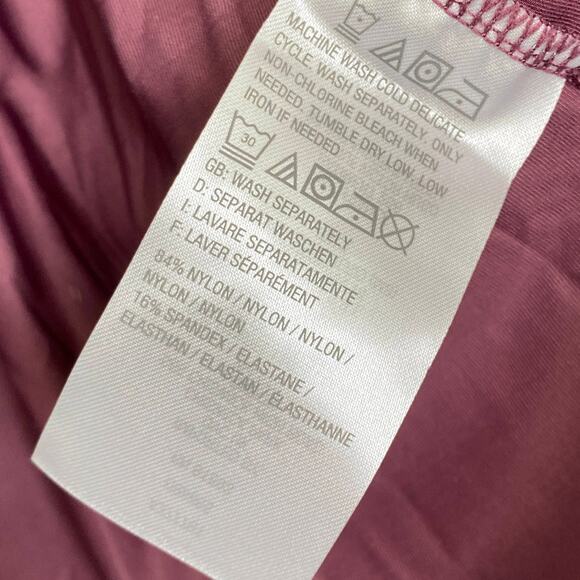 Zuda Z-Sol Eggplant Red Purple Drape Front Cardigan Women's Size XX-Small XXS - Picture 7 of 8